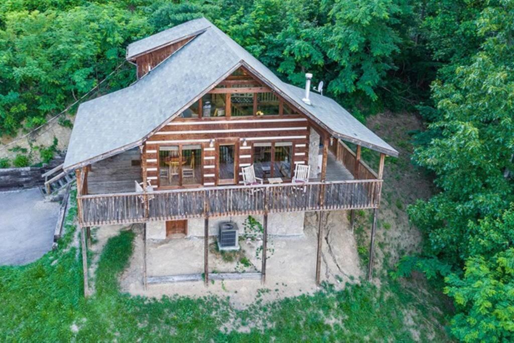 View! Private! Hot Tub,Pool Table,Fireplace,Relax! Sevierville Exterior foto